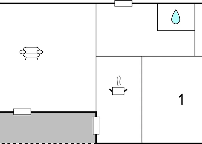 1 Bedroom Gorgeous In Apartment *